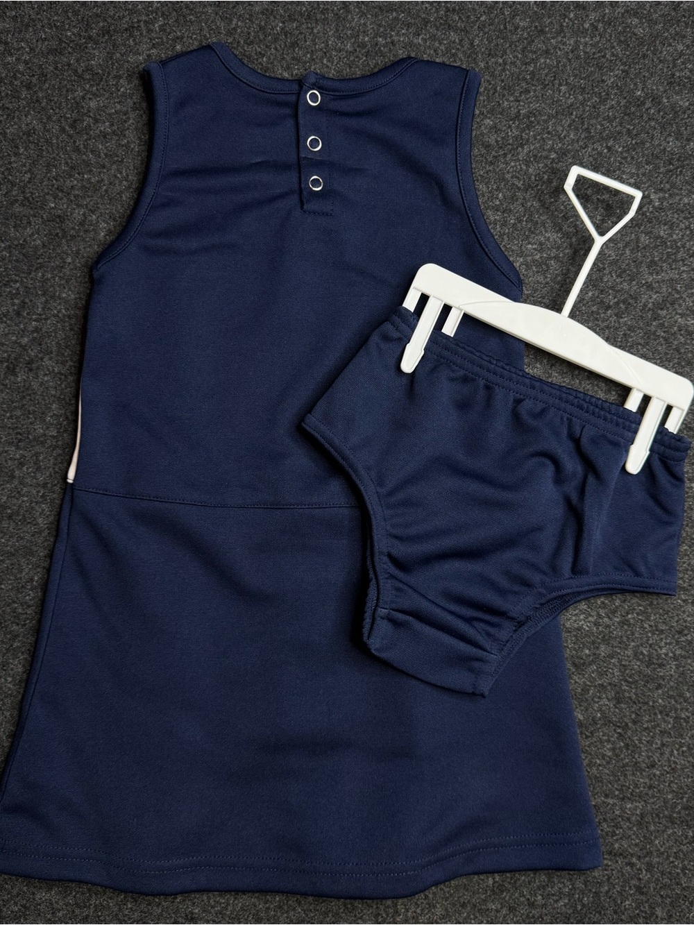 New 4T NBA Timberwolves Girls' Navy Cheer Dress Set - Picture 4 of 5